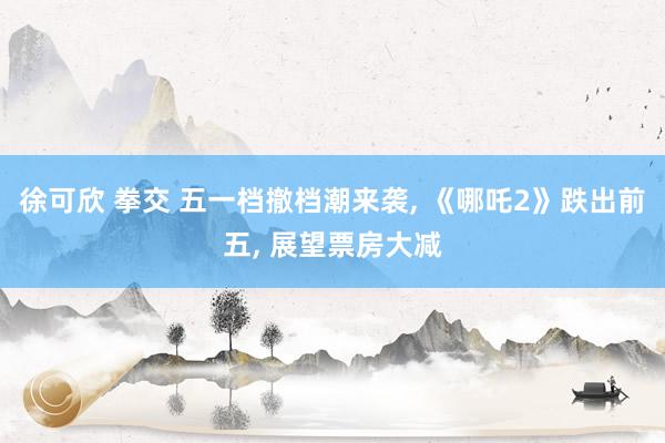 徐可欣 拳交 五一档撤档潮来袭, 《哪吒2》跌出前五, 展望